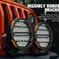 Lightfox Pair 9 Inch Osram LED Driving Lights Round Spotlight Spot DRL Headlight