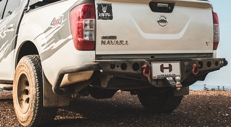 Hamer G-Series Rear Replacement Bumper Nissan Navara