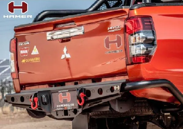 Hamer G-Series Rear Replacement Bumper Mitsubishi Triton