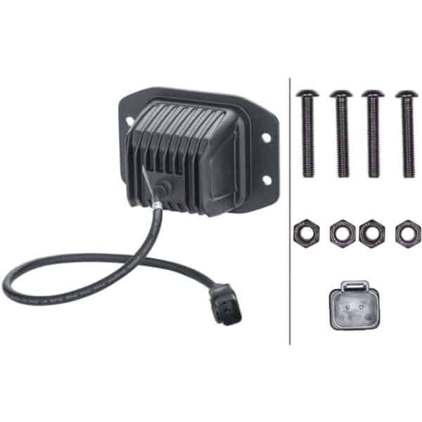 HELLA FLUSH MOUNT 3.2″ CUBE KIT FLOOD LED 1 LUX AT 42M