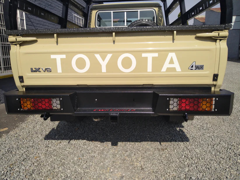 Lc79 Rear Toyota land cruiser LC79 rear bumper with towbar – All Terrain Africa