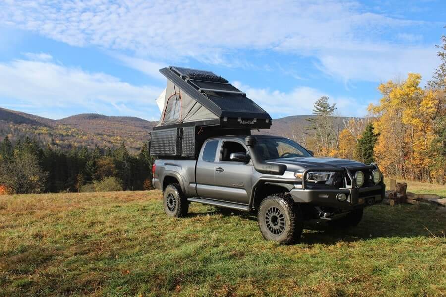 Alu-Cab  CANOPY CAMPER - BASIC UNIT LAND CRUISER/DC - BLACK