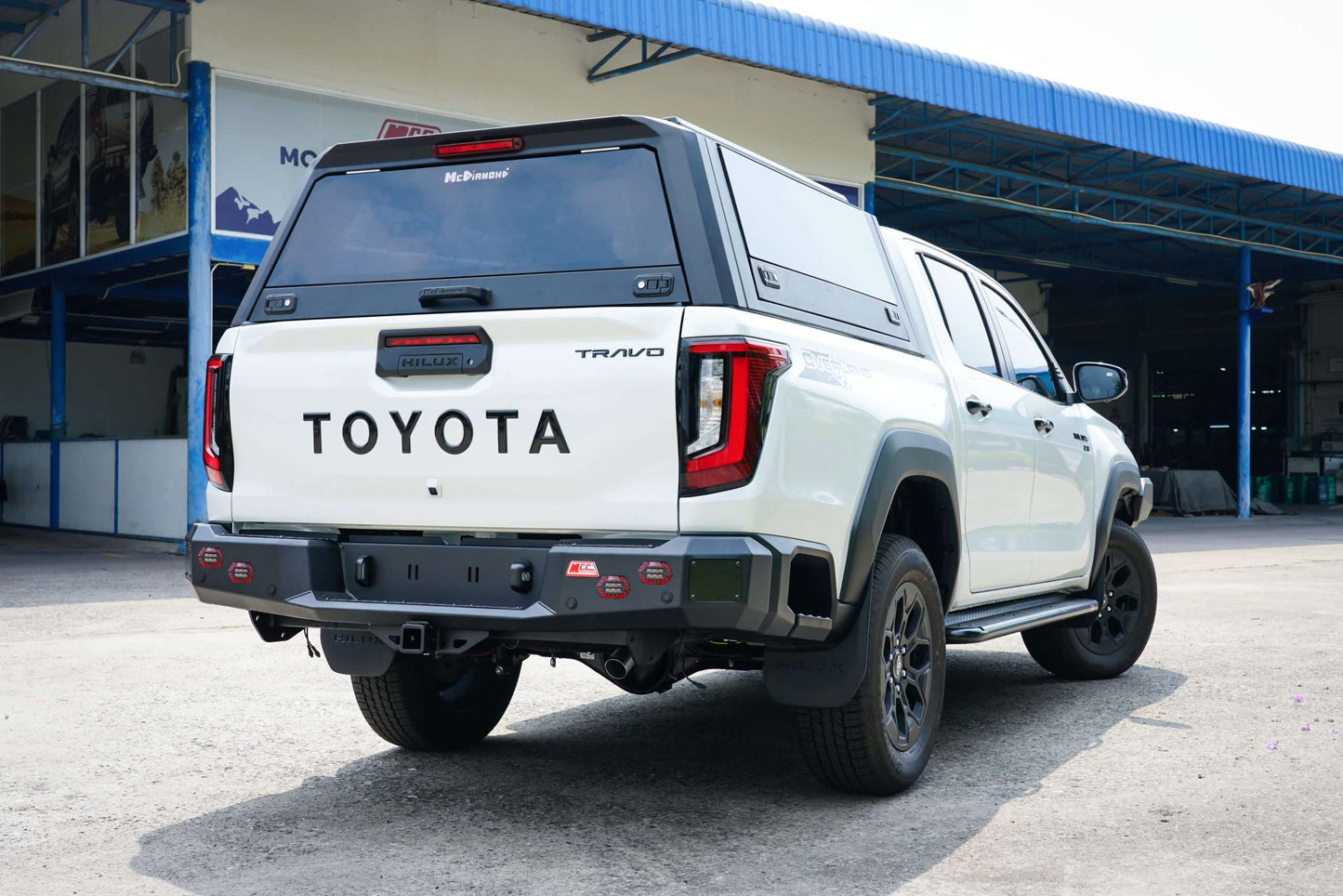 MCC ROCKER REAR REPLACEMENT BUMPER WITH TOWBAR TOYOTA HILUX GD6 2026 NEW MODEL