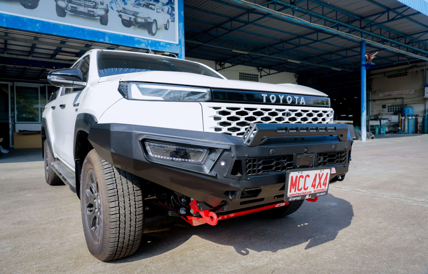 MCC PEGASUS MILD STEEL FRONT BUMPER REPLACEMENT BULLBAR FOR TOYOTA HILUX TRAVO GD6 2026 NEW MODEL