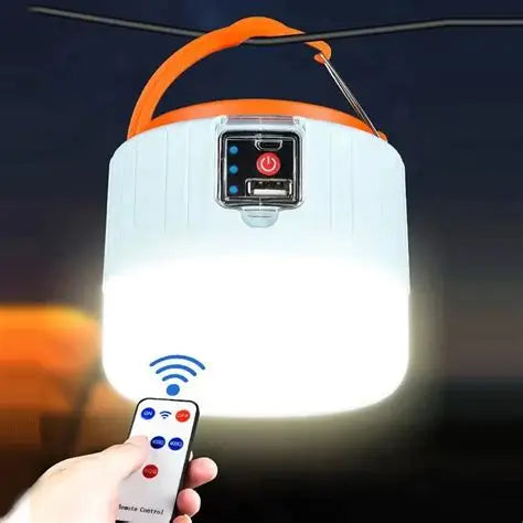 Solar Emergency Light Multifunctional LED Camping Lights USB Rechargeable Lamp Portable Lanterns Remote Control