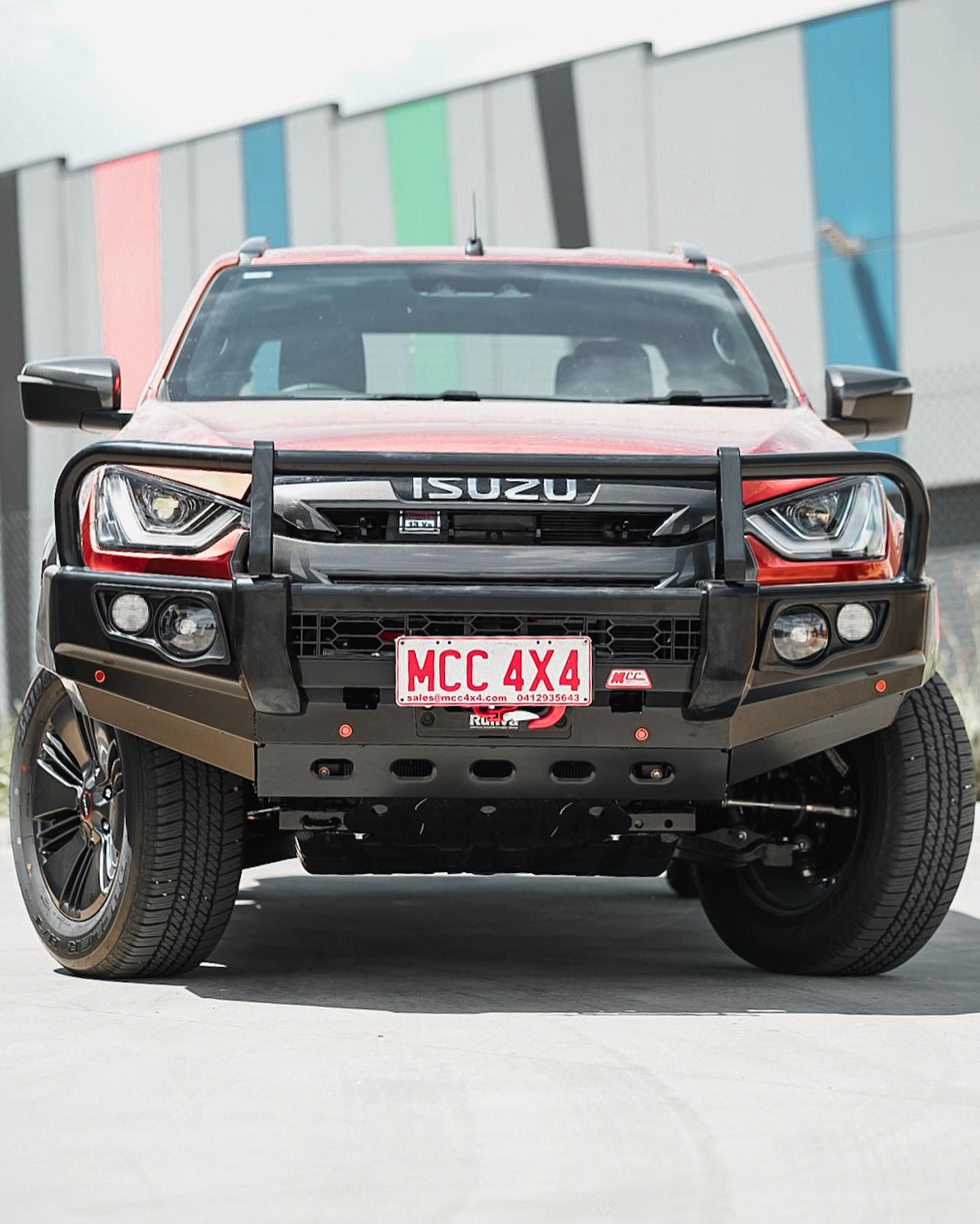 MCC Post Type Isuzu D-Max Gen 7 2022+ Front Bumper Replacement Bullbar Bumper cut