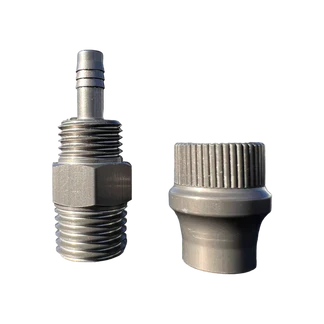 CRS Hose end Fitting 3/8" ID to 1/4" NPT with Cover Nut