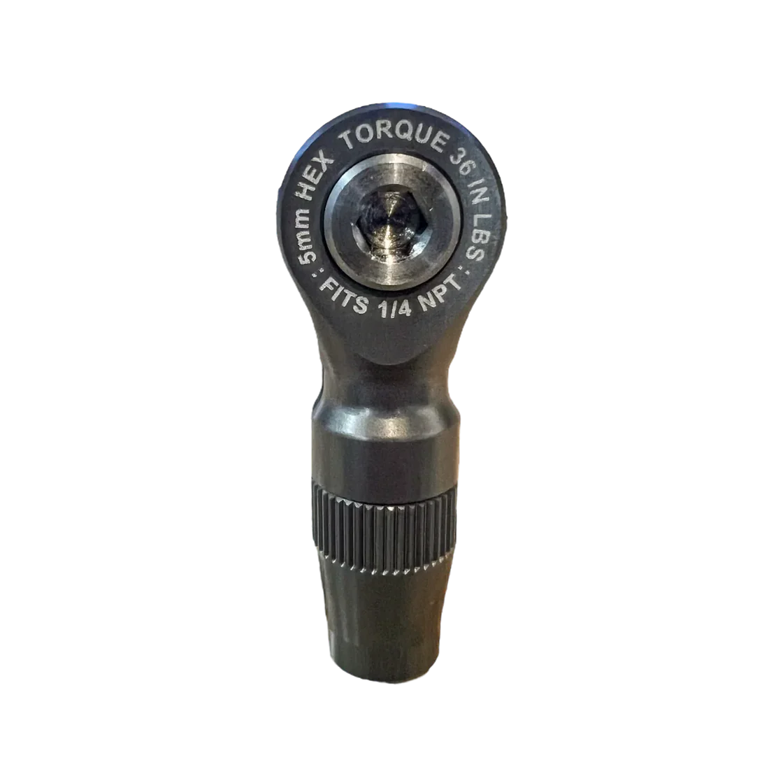 Banjo Fitting for CRS - 1/4 NPT to Apex 3/8 Braided Air Hose