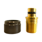 3/8 Swivel to 1/4 NPT w/ Cover Nut (Male)