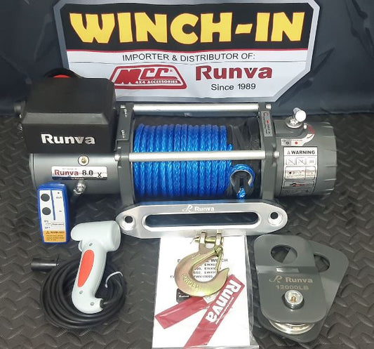 Runva Winch Synthetic Rope 8000 Pounds