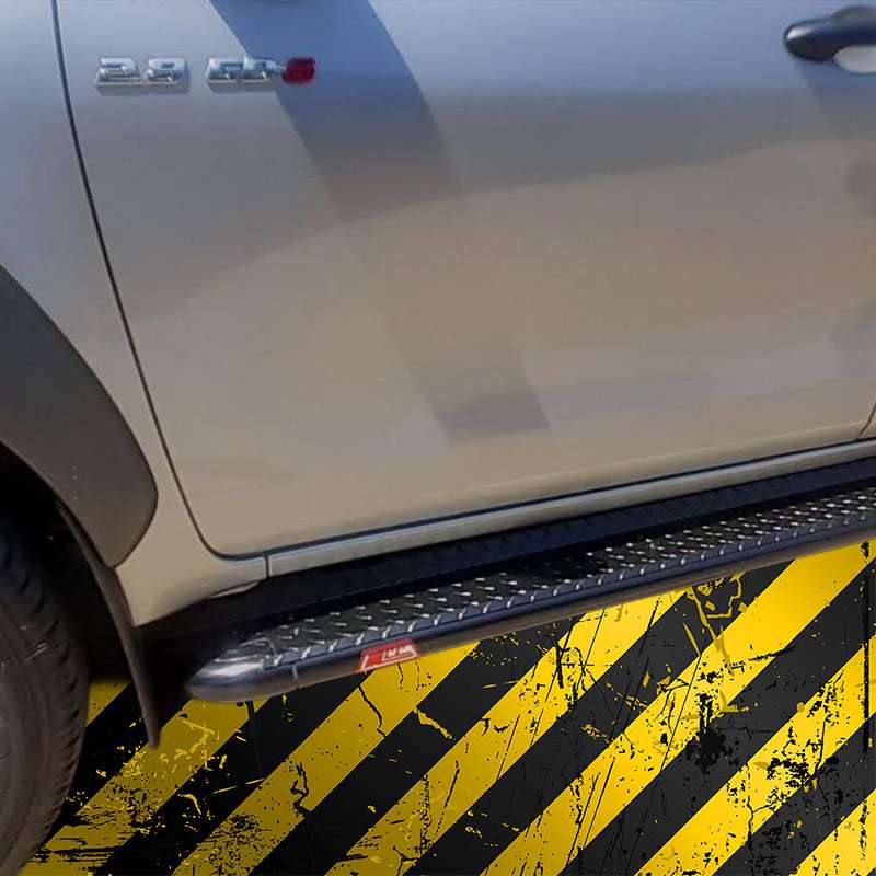 TOYOTA HILUX GD6 2016 TO CURRENT DOUBLE/EXTENDED CAB SIDE STEPS