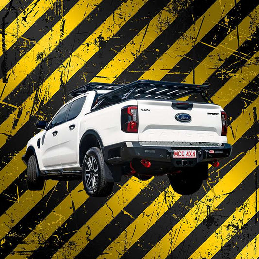 MCC Rocker Rear Replacement Bumper with Towbar for Ford Ranger Next Gen 2023 to current
