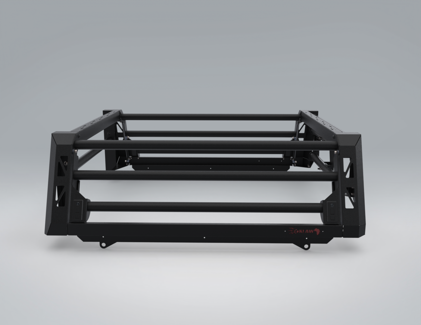 Ford Double Cab Rack Deluxe Cattle Rails