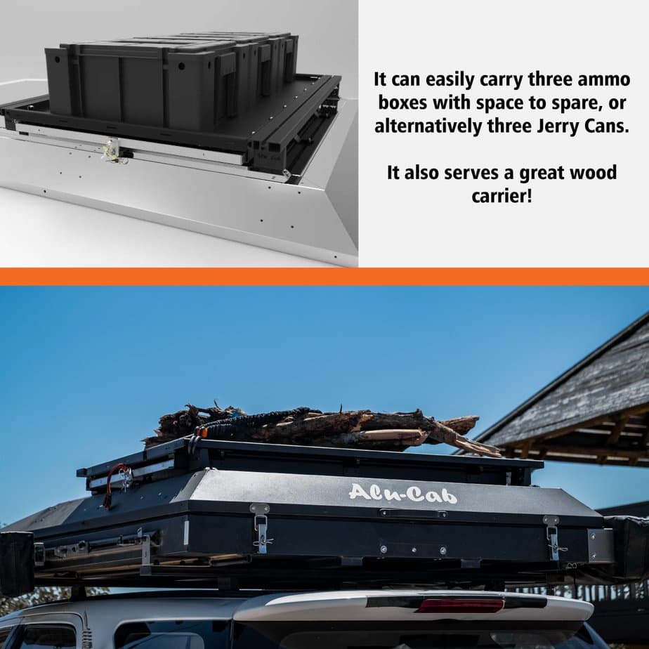 Alu-Cab Roof Rack Tray