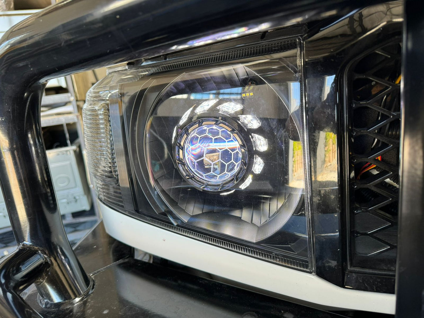 Land Cruiser LED Headlights Demon Eye - Colour Changing