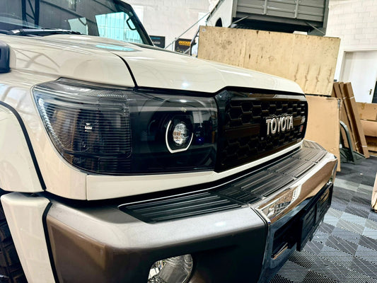 Land Cruiser LED Headlights Demon Eye - Colour Changing