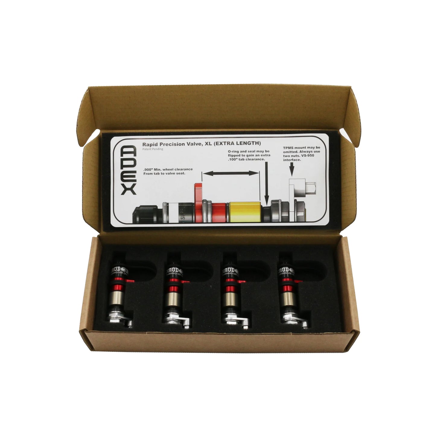 Rapid Precision Valve (RPV) XL Length set of 5