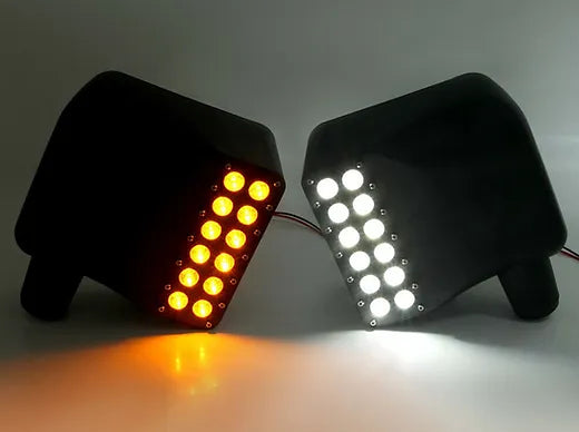 JK Side Mirror Cover with LED DRL & Indicators
