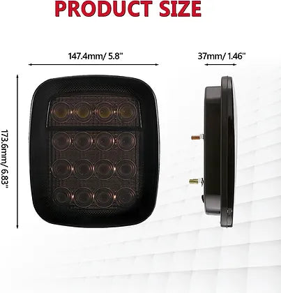 TJ Tail Light - Smoke Lens