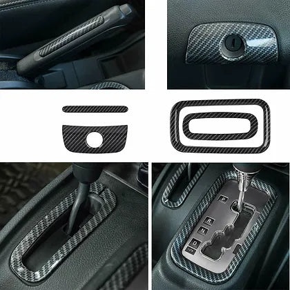 JK 18pcs Interior Decoration Trim Kit For 2011-2017 4Dr
