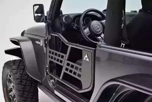 JK Safari Tubular Half Door (Front, Mirror Exclusive)