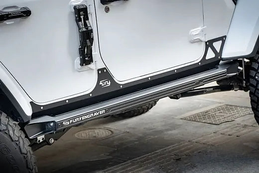 JL FURY Gravity Series Carbon Fiber Side Step w/ LED Light