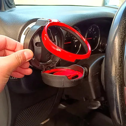 JK/JL Aircon Vent Cup Holder (Carbon Fibre Texture)