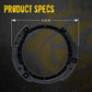 JK 7" Headlights Mounting Bracket ABS (Pair)