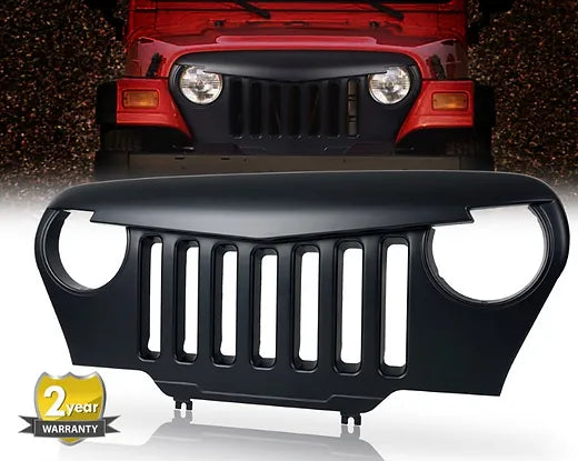 TJ Angy Bird Grille - Matte Black
