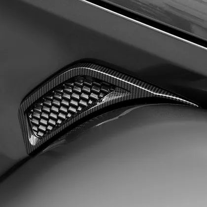 JL JT Side Fender Vent Decal Trim Cover (Carbon Fibre Texture)