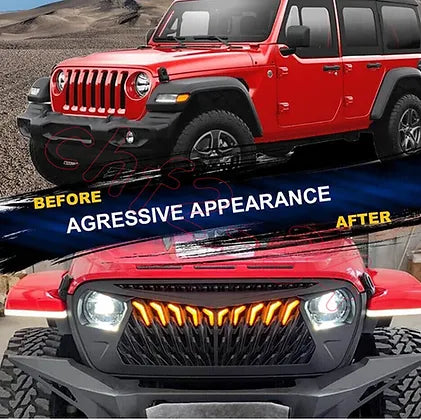 JL/JT Eagle Wings LED Grill
