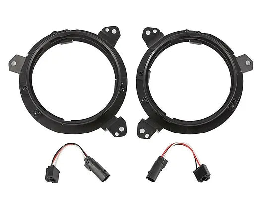 JL 7" Led Headlights Mounting Bracket Ring & Harness