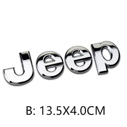 Jeep Metal Logo (Chrome)