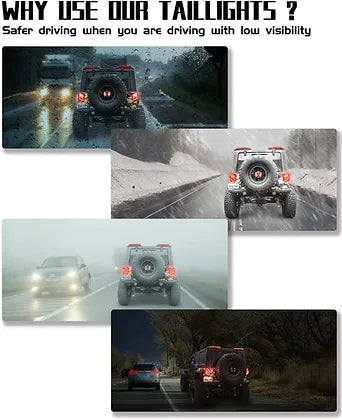 JK S Tail Light - Clear Lens