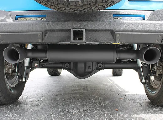 JK/JL Black Ceramic Coated Dual Exhaust (Stainless Steel)