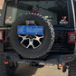 JK Longhorn MAX-WD Rear Bumper w/ LED+D-Ring+ Number Plate Holder