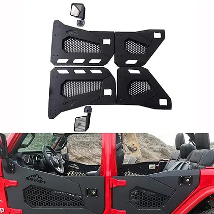No punch, screw in the original car reserve hinge, then installed directly