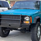 Bronco Style 90W 5X7" LED Headlight DOT Black - Pair