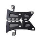 No punch, screw in the original car reserve hinge, then installed directly