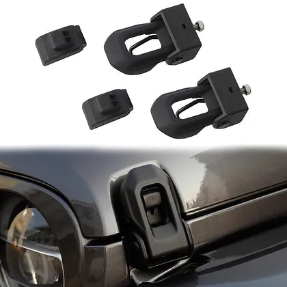 JL OE Hood Latches w/o Key- Black