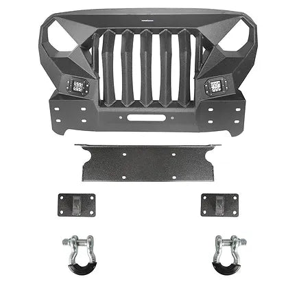 JK Longhorn Stubby Front Grill Bumper w/ LED