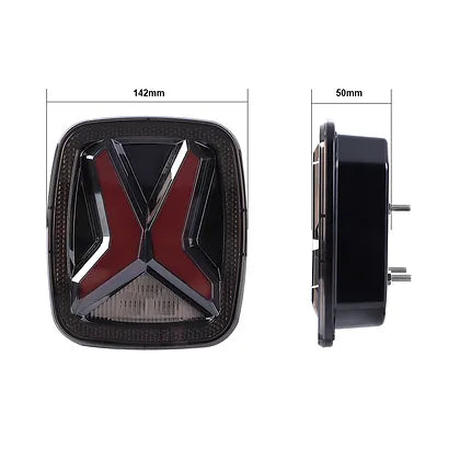 TJ Tail Light - Smoke Lens