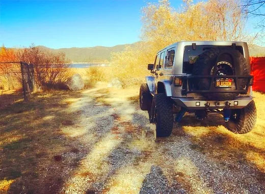 JK/JL Avenger Aluminum Fender Flare - Black powder coated