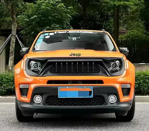 Jeep Renegade Angry Bird Style Grill for 2016-18 (Matte Black)