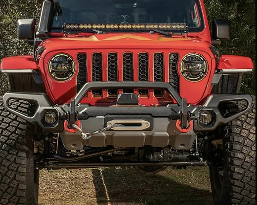 JL Venator Steel Front Bumper with Override Bar