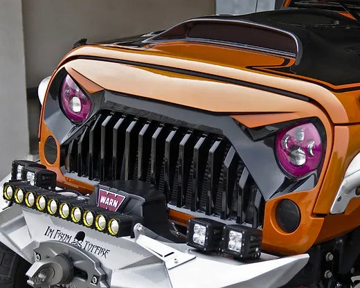 Monster Matte Black Grill with Metal Mesh