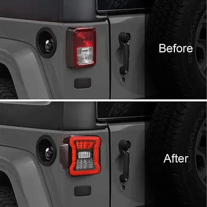LT10 JL style Tail lights Clear Lens European version for JK/JKU
