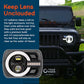 Bronco Style 90W 5X7" LED Headlight DOT Black - Pair