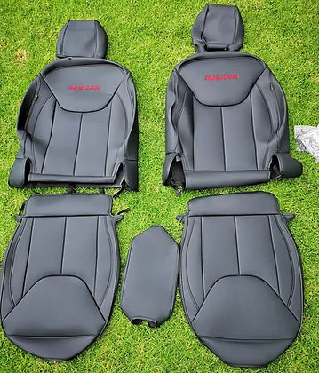 Jeep Wrangler 4-Door Seats Cover (Front & Rear Genuine Leather)