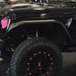 JL Longhorn Aluminum Front Fender Flares with Lights